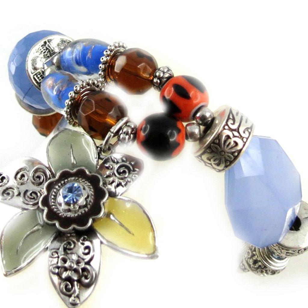 Les Trésors De Lily [E0458] — Дизайнерский браслет Vahiné, синий