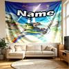 Custom Name Personalized Video games Print Tapestry, Wall Art Decor, Bedroom, Dorm, Apartment, LivingRoom, Party Backdrop, Gift for Birthday