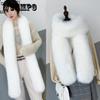 Ladies Fashion Winter Faux Fur Scarf Women's Long Scarf Plush Warm Scarf One Size 180 X 15 CM