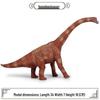Большие игрушки динозавров юрского периода: Брахиозавр и Т. Модели Rex Solid Simulation