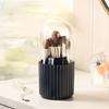 1pcs Makeup Brush Storage Cylinder Rotating Dustproof Desktop Lipstick Powder Brush Bucket Dressing Table Storage Rack Cosmetics