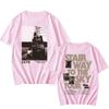 Zayn Stairway To The Sky Tour Новые футболки Мужские Женские Хип-хоп Ретро Харадзюку Модные Топы Одежда Высококачественная Хлопковая Футболка Y2K