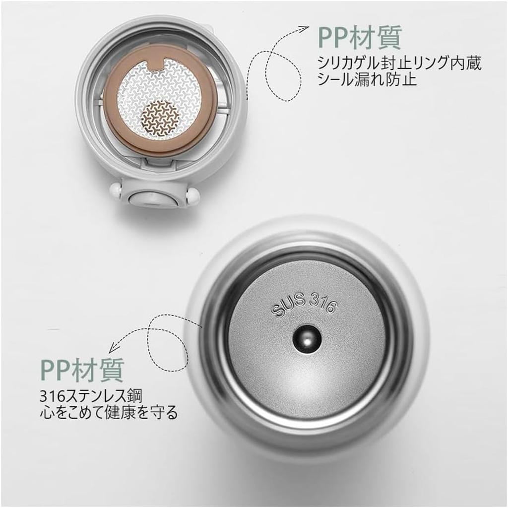 Snoopy Thermos Vacuum Insulated Stainless Steel Water Keeps Drinks Hot or Large Direct Easy To 500ml Cup, Bottle, Cold, Cute, Capacity, Portable,