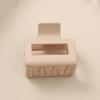 8.5CM x 10.5CM Rectangular Matte PS Hair Clip - Simple Shark Hair Accessory