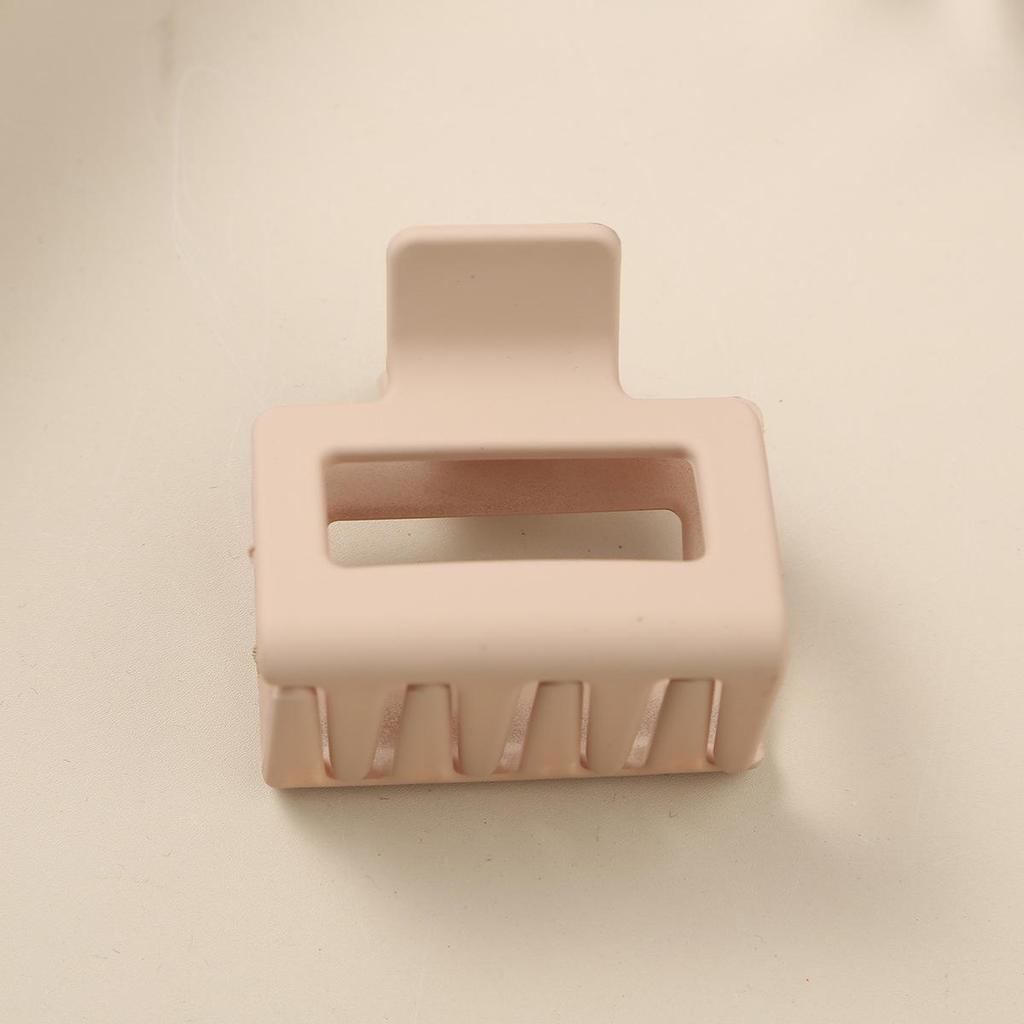 8.5CM x 10.5CM Rectangular Matte PS Hair Clip - Simple Shark Hair Accessory