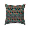 New Bohemian Colorful Geometric Pattern Short Plush Pillowcase Ethnic Style Retro Pillowcase Cushion