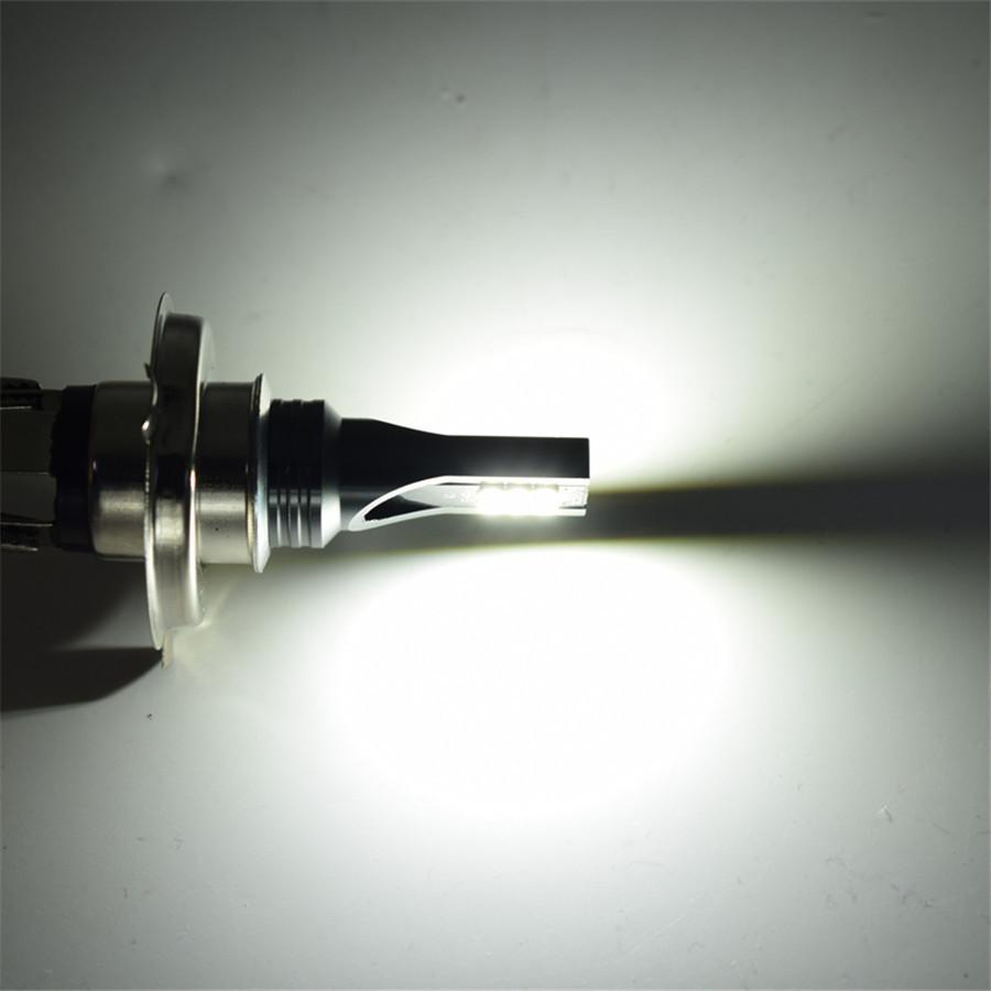 60 Вт Белый 6000K H4 9003 Hb2 12-светодиодная 12В-24В фара дальнего/ближнего света, ДХО, противотуманная фара, лампа для вождения для мотоцикла 2 шт.