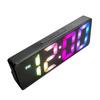 LED Electronic USB Alarm Clock with Voice-Activated Features Dual-Use Mirror for Students Special Kids' Clock