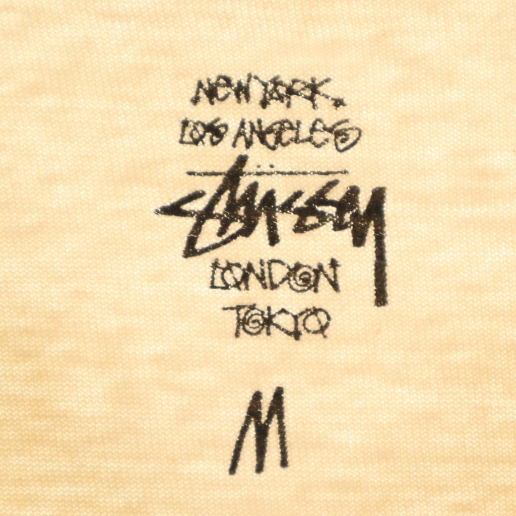 Stussy Сделано в Японии Футболка с коротким рукавом M Бледно-оранжевый Женский Б/у