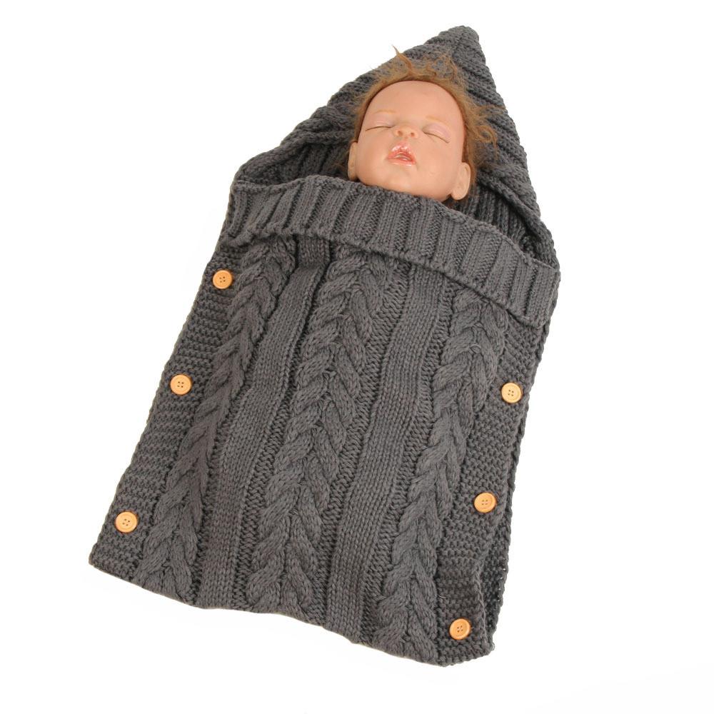 Baby Knitted Sleep Sack With Buttons For Infant Toddler Comfort And Warmth