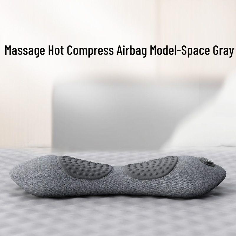 Heated Lumbar Support Pillow with Massage Function