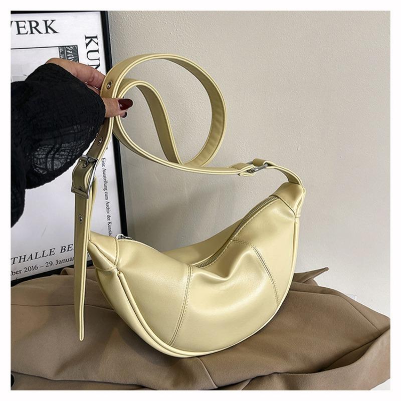 Сумка премиальной текстуры женская большой вместимости новая повседневная на плечо кроссбоди нишевый дизайн сумка-пельмень для通勤