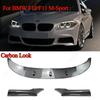 4 шт. Передний сплиттер бампера, губа, боковой спойлер для BMW 5 серии F10 F11 M5 M-Sport 2011-2017, глянцевый черный, комплекты кузова, тюнинг