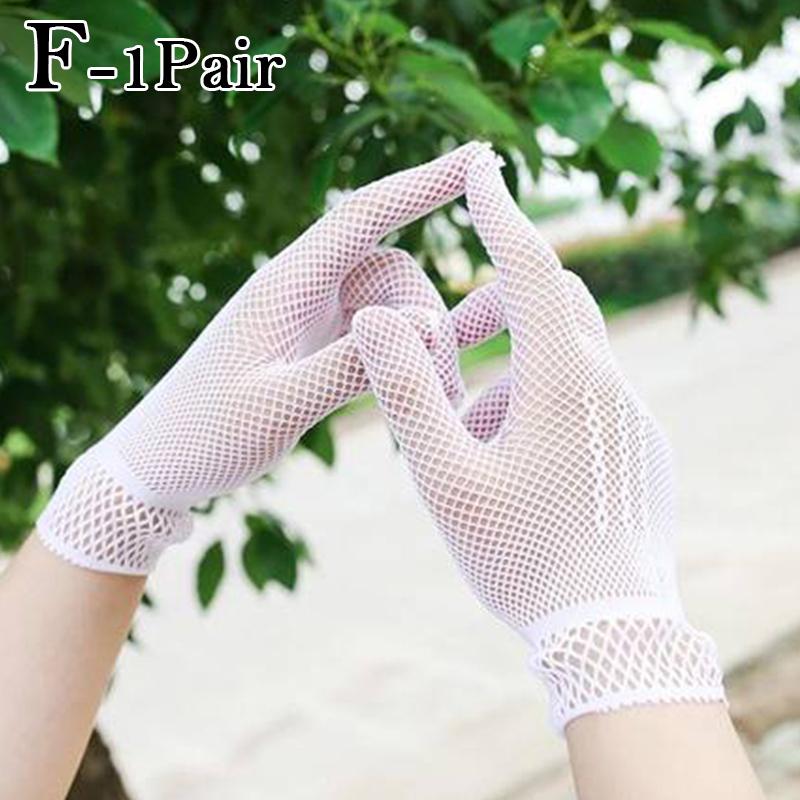 Женские варежки Перчатки в сетку Перчатки для вождения Перчатки с кружевным бантом Перчатки для невесты Перчатки