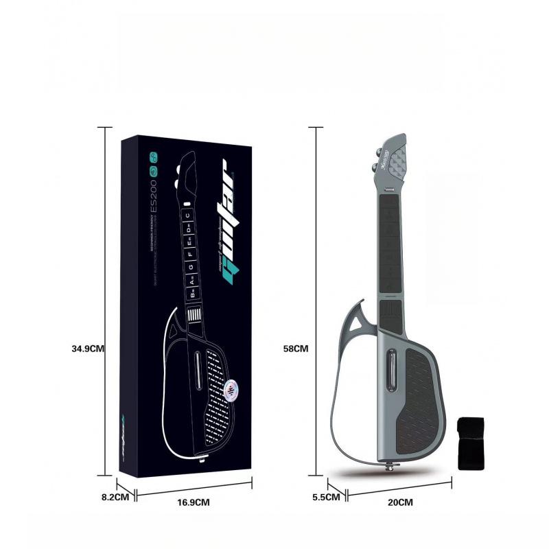 Умная безладовая гитара Автоматическая трансмиссия Складной музыкальный инструмент для просвещения Детская музыкальная игрушка для начинающих