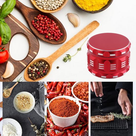 Мини-мельница для специй Yousheng, герметичная ручная мельница с острыми зубьями, портативная дробилка для трав для специй, цветов, шафрана, кунжута, кухонный инструмент