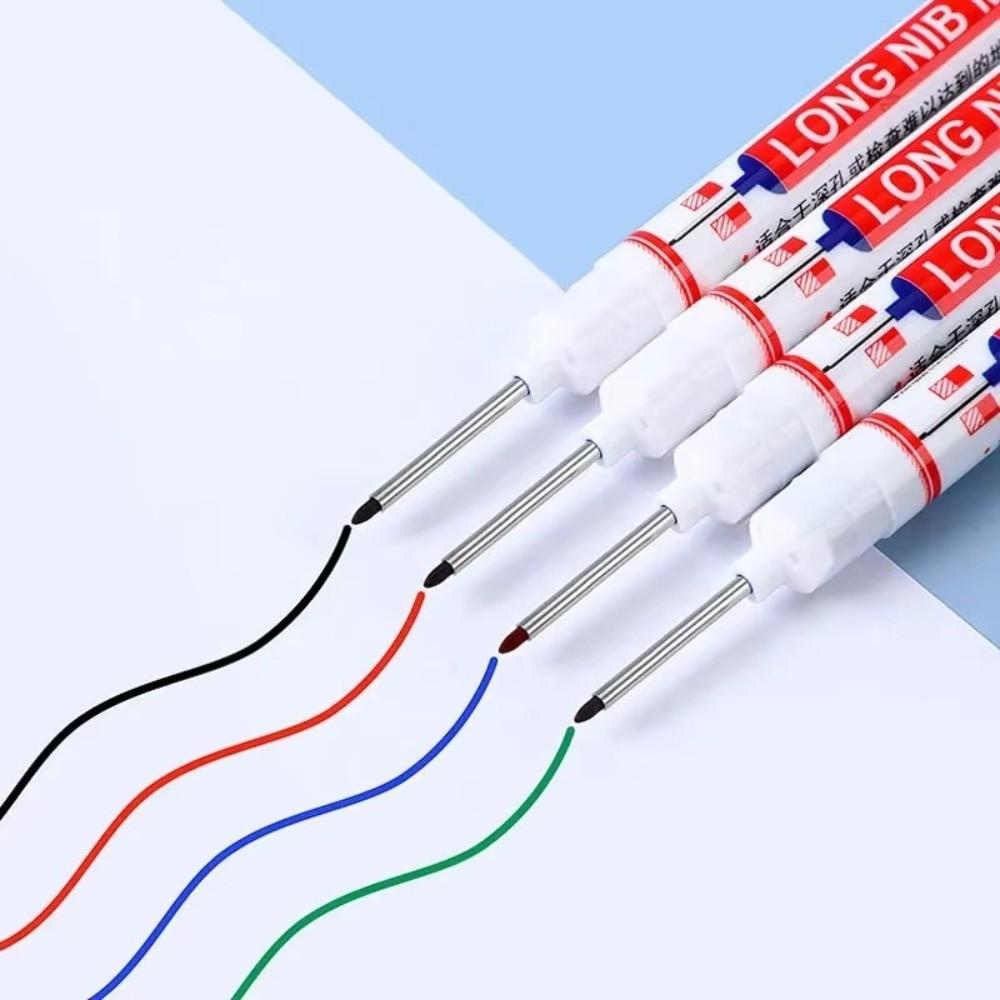 Multi-Color Ink Long Nib Head Markers 1-40PCS Quantity Perforating Pen Markers Woodworking Tools