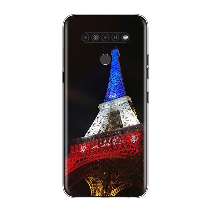 Paris Eiffel Tower Travel For LG V60 V50S V50 G8X G8S G8 G7 ThinQ 5G K61 K51S K41S K30 K20 Q60 Q9 Soft Phone Case