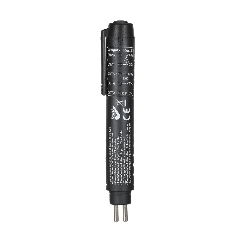 Тестер тормозной жидкости Pen Test DOT3 DOT4 DOT5.1 ENV6 ENV4 Тормозные жидкости с 5 светодиодными индикаторами