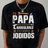 If Dad Can't Fix It We're Screwed T-Shirt Moto Riders Men's Casual O-Neck Tops Tee 2026
