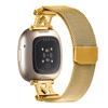 M-Type Milanese Bands for Fitbit Versa 4/Sense 2 Stainless Steel Metal Strap