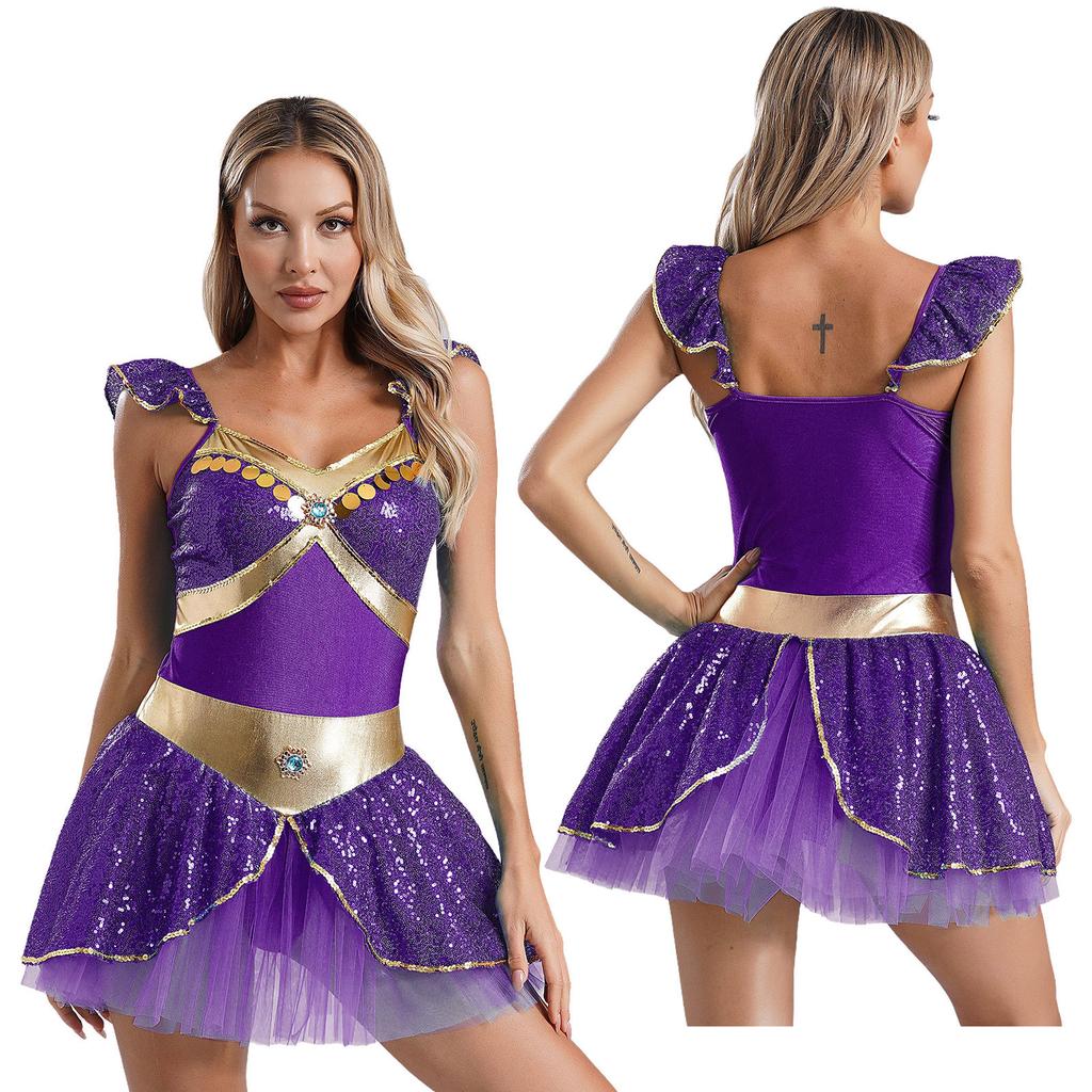 Платье-трапеция, нарядное платье на Хэллоуин, костюмы для косплея арабской принцессы, женские наряды для танца живота, сценические наряды