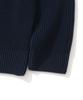 KNITTED [Nitied X Fashion Planet] Cotton Waffle Round Knit Navy