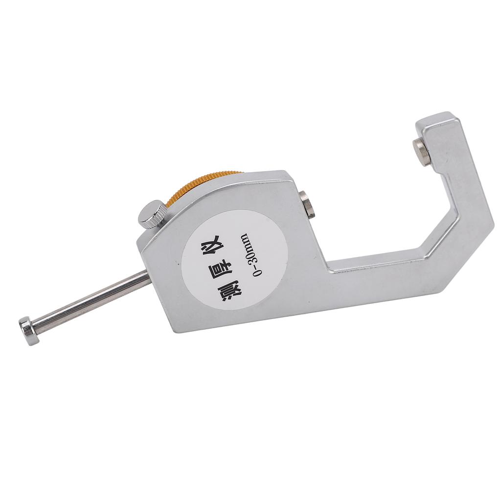 Толщиномер с плоской головкой Высокоточный карманный инструмент для измерения толщины для бумаги, пленки, кожи