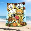 1pc Garfield Outdoor Flannel Blanket, Lightweight Warm Cozy for Travel Camping Office Soft Polyester Fabric