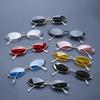 Retro Small Oval Sunglasses Vintage Shades Sun Glasses For Men Women Eyeglasses Fashion Design Oval Shades