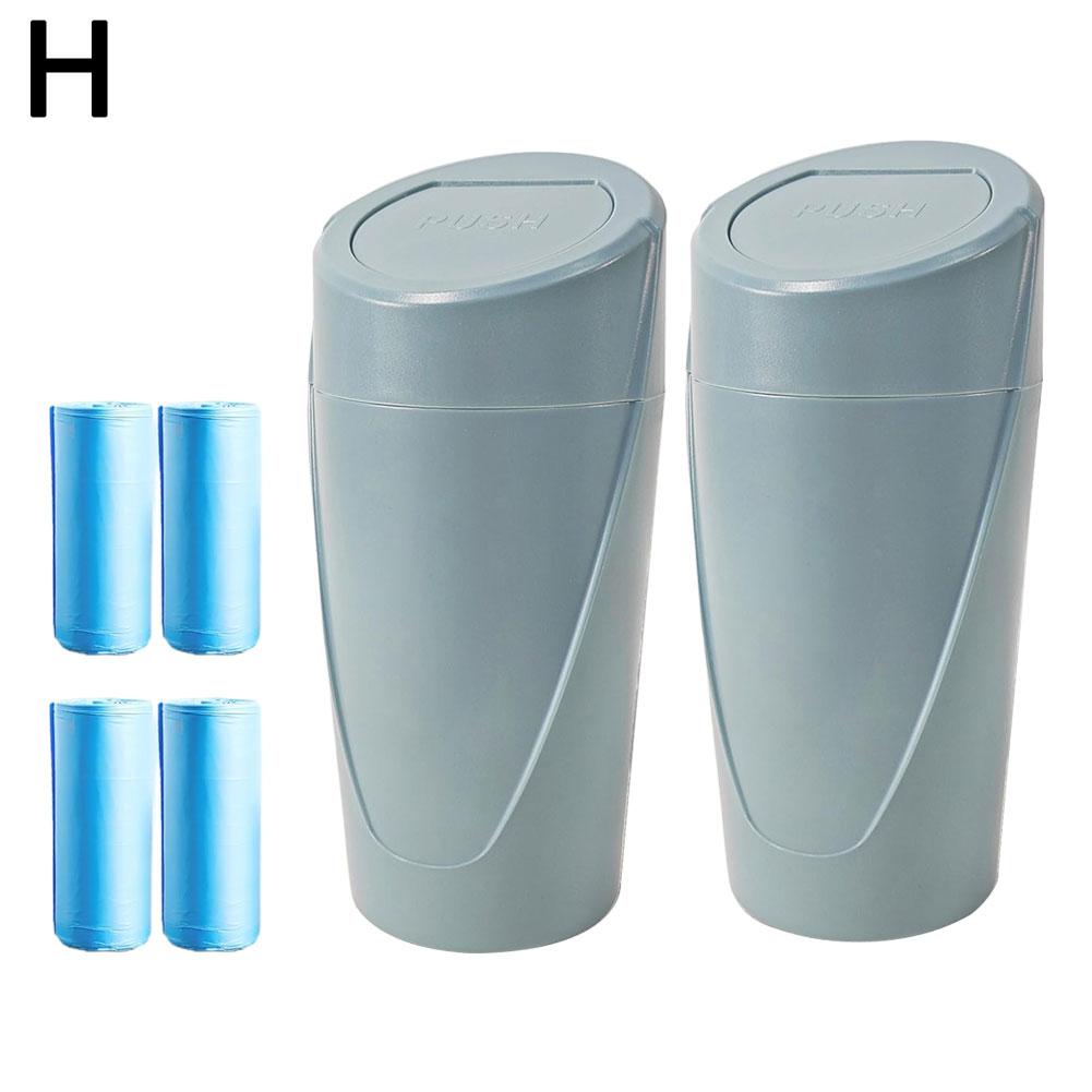 Автомобильный мусорный ящик для салона автомобиля, герметичный автомобильный мусорный бак, небольшой размер, портативный автомобильный мусорный бак, держатель для пепла, организуйте автомобильные аксессуары