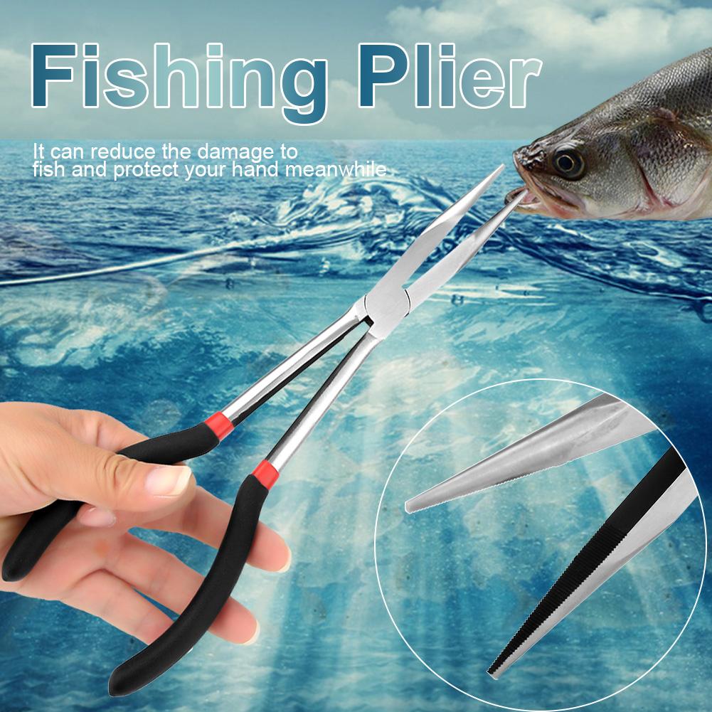 Durable Carbon Steel Fishing Hook Remover Removing Plier Scissor Tool Tackle Accessory(#1)