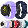 Спортивный силиконовый ремешок 20 22 мм, универсальный ремешок для Samsung Watch 4 Active 2 S2 S3