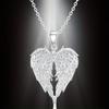 European American Angel Heart Wing Earrings
