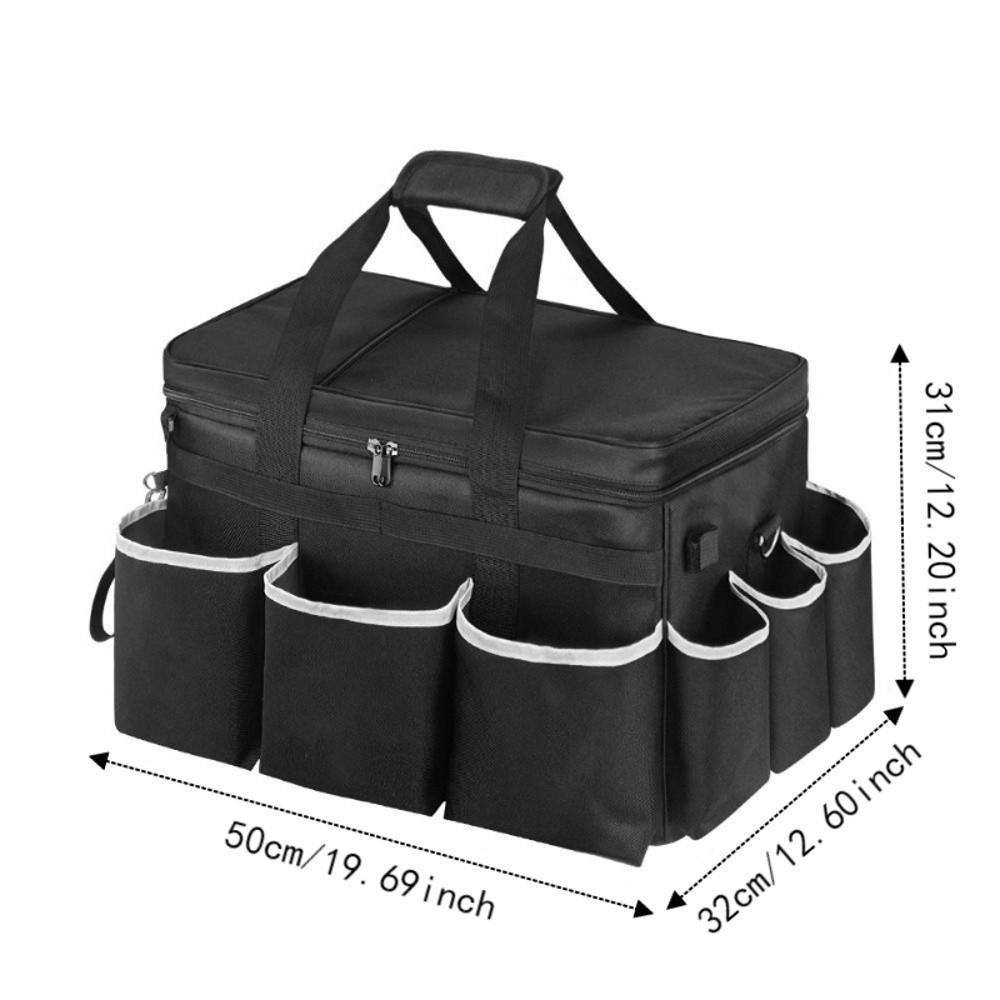 Waterproof Car Tool Storage Bag Adjustable Shoulder Strap Car Detailing Bag Kitchen