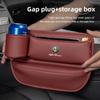Car Seat Crack Filling Storage Box Auto Water Cup Phone Holder For Alfa Romeo 156 159 147 4C 8C 166 Giulia Giulietta MitoGF8 