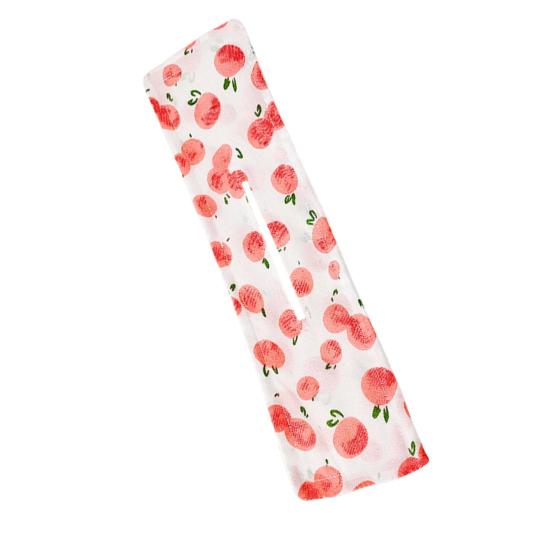 Yousheng Заколка для пучка волос с фруктовым узором, приспособление для создания пучка, простое в использовании, универсальный инструмент для укладки волос, аксессуар для пучка из длинных волос