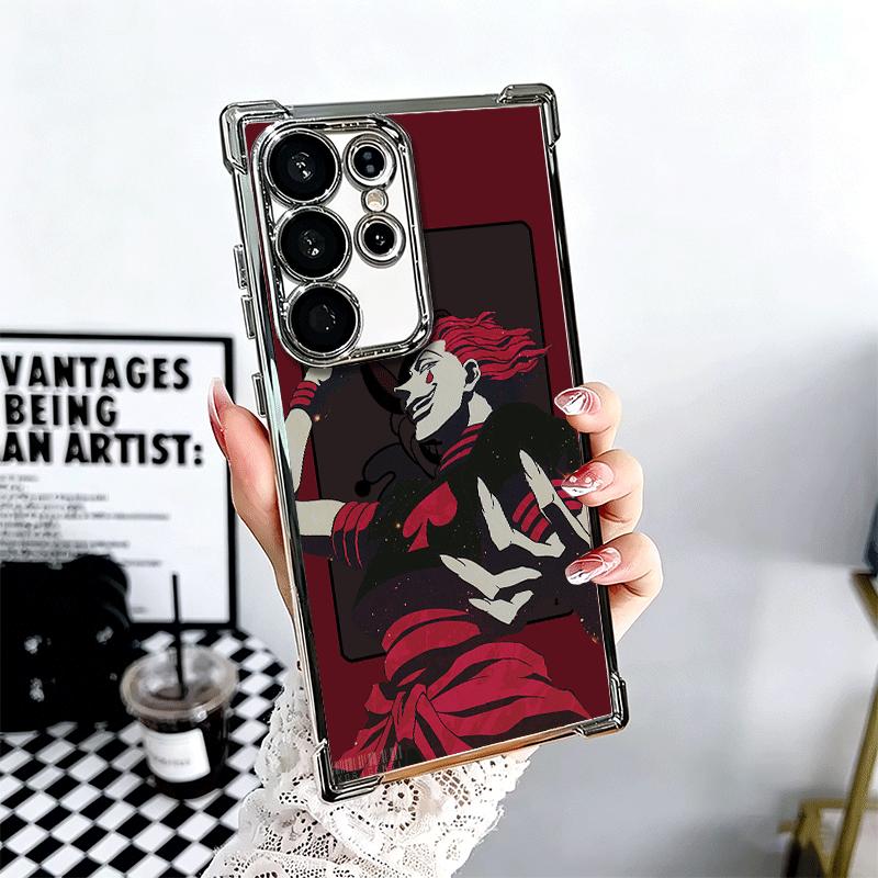 Чехол для телефона Hunter X-Hunters Hisoka Мягкий для Samsung Galaxy S26 Ultra S25 Edge S24 FE S23 Plus S22 S21 + S20 Покрытие Защита от падения Fu