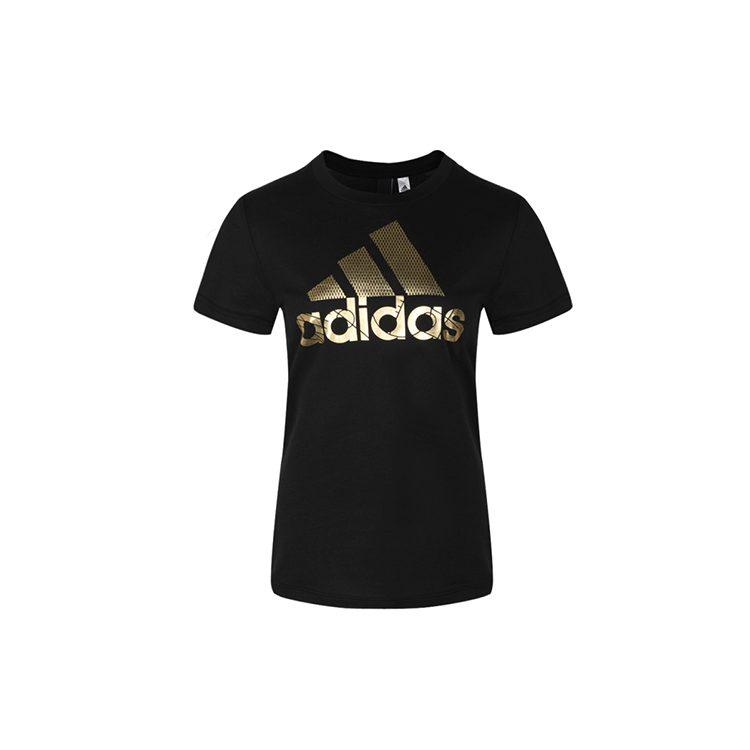 Adidas Set in Sleeve T Shirt Women's Black DV3025