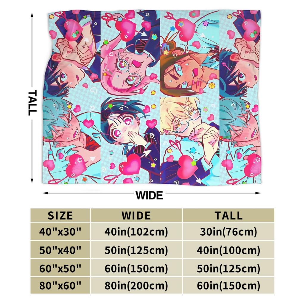 Инопланетная сцена Аниме Плед Фланелевый Мизи Суа Тилл Иван Хюна Лука Легкий Накидной Плед для Путешествий на Самолете Постель Коврик