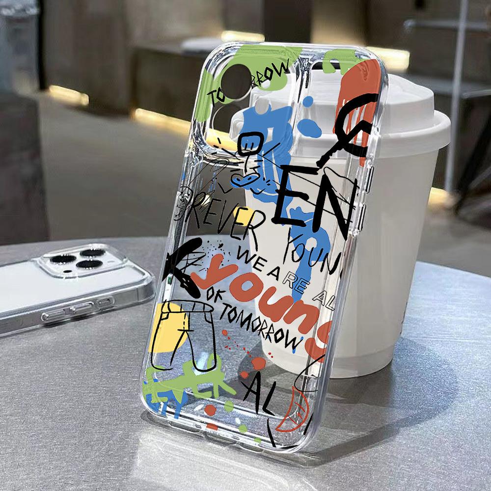 Чехол для телефона iPhone 11 13 12 14 15 16 XR XS Pro Max 7 8 Plus Samsung A55 A15 Redmi note 13 12 OPPO A18 A16 Vivo Y17S V27 Honor 9 10 Infinix 40 30