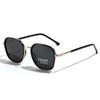 TR90 Polarized Sunglasses Men Retro Style Metal Square Sun Glasses For Women Double Bridge Driving Green Black UV400