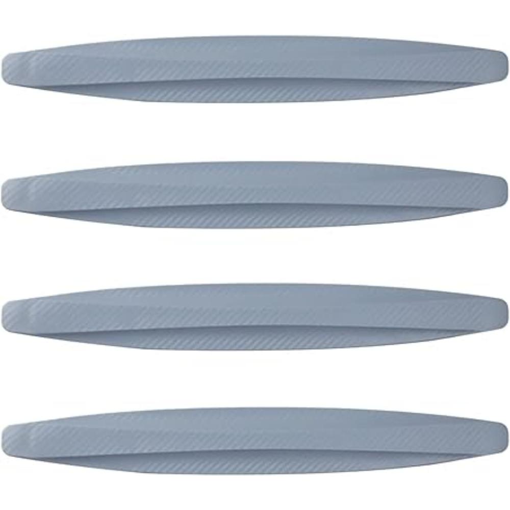 4 Pack Universal Rubber Anti-Collision Car Bumper Protector Car Front Rear Corner Bumper Guard Lip Anti-Scratch Strip Sticker for Car SUV Pickup Truck