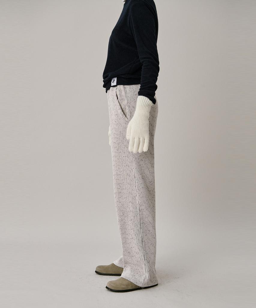 JUNEJUNE SPACE 24 Two Tone Velour Pants_Ivory (24 Two Tone Velour Pants_Ivory)