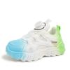 New Children's Sneaker Rotating Button Mesh Breathable Running Shoes