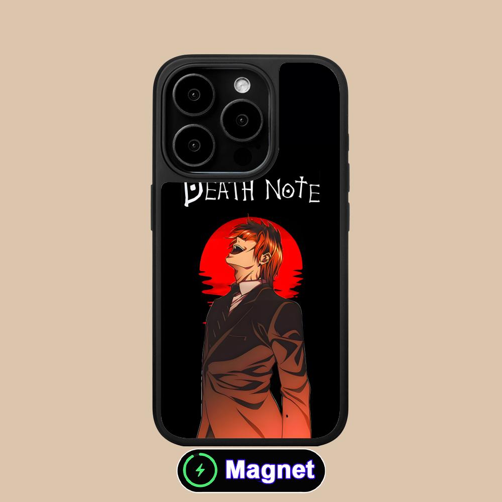 Чехол для мобильного телефона Magsafe с матовой поверхностью Death Note Kira Light для iPhone 17 16 15 14 13 12 11 Air Pro Max Plus Цветная крышка