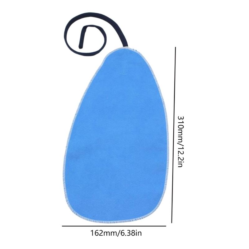 Saxophone Cleaning Cloth Durable Pull Through Cloth Soft Rag Sax Cleaning Tool for Flute and Wind & Woodwind Instrument