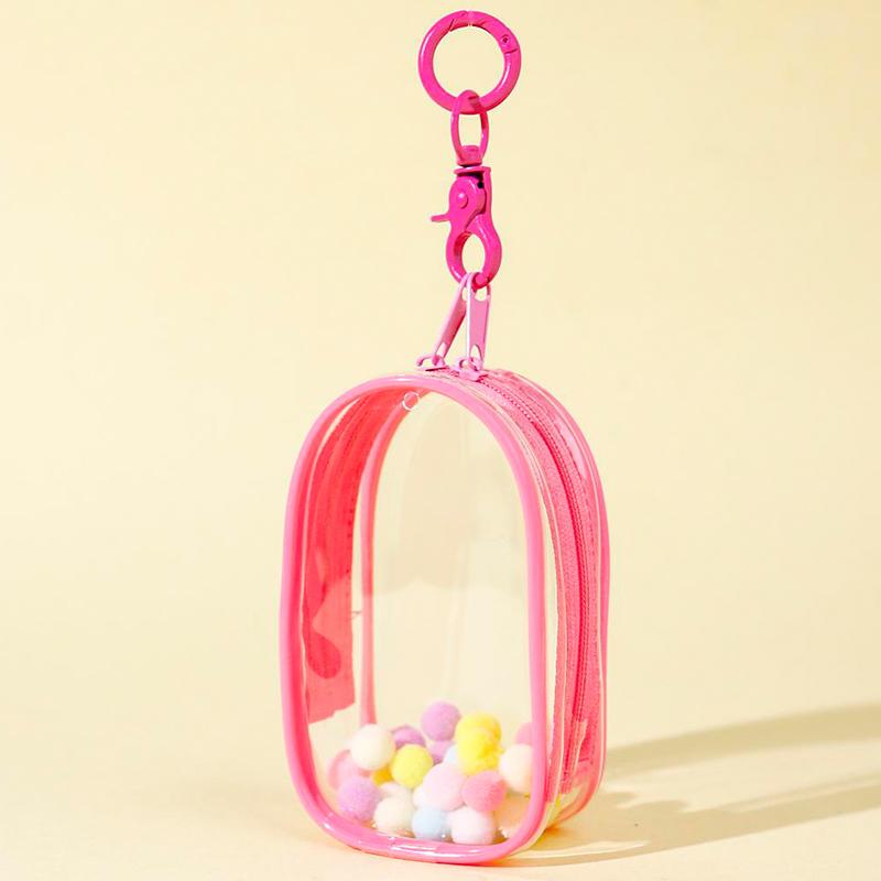 Коробка для хранения ювелирных изделий Прозрачная сумка для хранения Таинственная шкатулка Сумка-брелок Коробка для хранения Утолщенный кошелек Милая кукольная витрина Уличная сумка