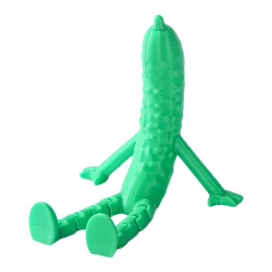 3D-печатная фигурка фрукта с подвижными ногами, подвижные суставы, банан, груша, огурец, баклажан, тыква, статуэтка, снятие стресса, мини-овощной фиджет