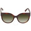 Green Cat Eye Ladies Sunglasses Sf1031s 214 53